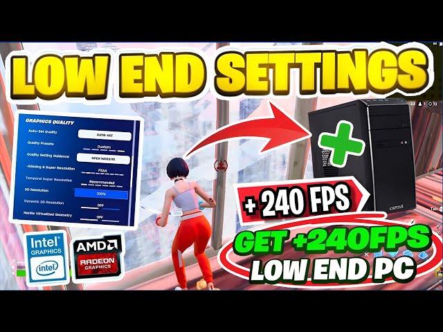 Fix FPS Drops & Stutter in Fortnite Chapter 6 | Fix LAG Fortnite FPS Boost LOW END PC