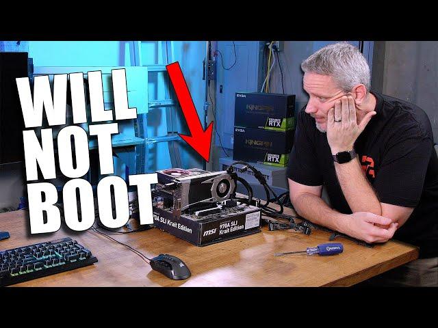 Troubleshooting a PC that REFUSES to POST! Here's how I fixed it...