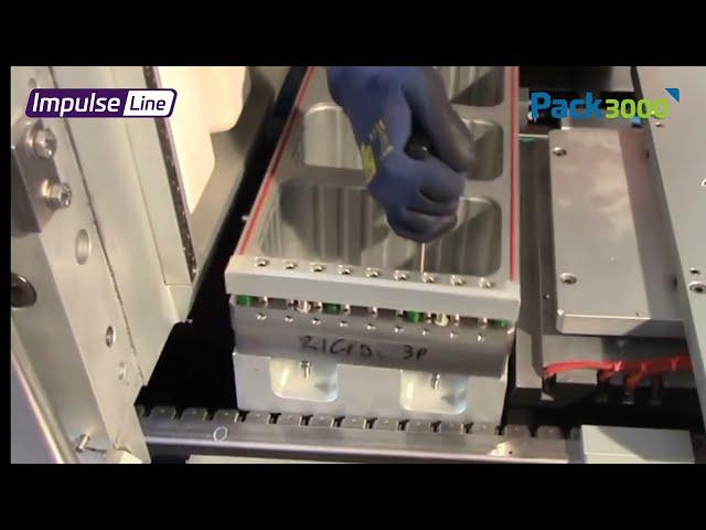 Pack3000 Impulse  Demo - Hinged Die Tooling Change Over - Top Film Chain