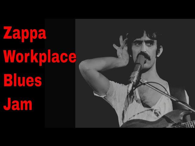 Frank Zappa Style Blues Jam Guitar Backing Track (D Minor)