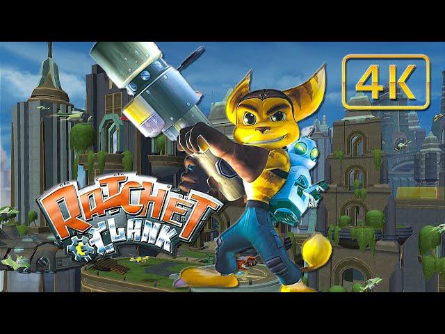 Ratchet & Clank (2002) Longplay in 4K 60 FPS Walkthrough FULL GAME PCSX2 | No Commentary