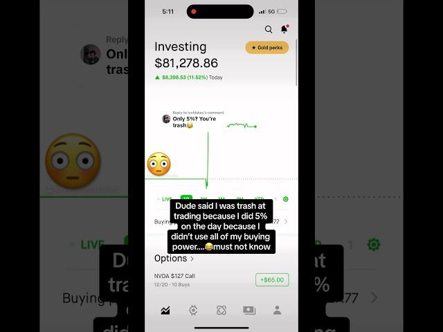 Had to let a hater know WE REALLY TRADE #viral #moneytips #financialfreedom #fyp