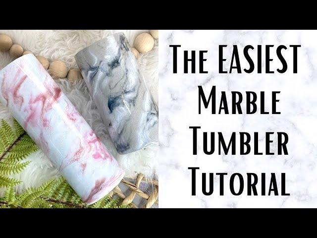 The easiest Marble tumbler tutorial