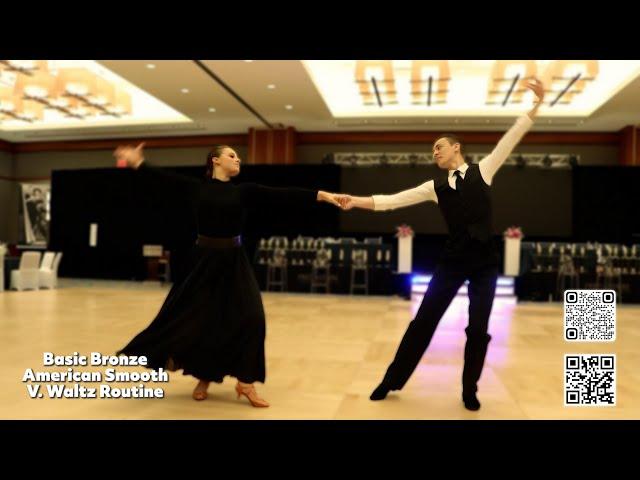 Basic Bronze American Smooth Viennese Waltz Routine by Egor Vasilev & Yulia Ivanova