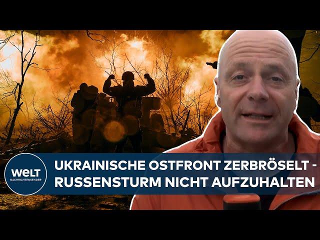 PUTINS KRIEG: Dramatische Lage - Russen treiben mühelos Keile in ukrainische Verteidigungslinien