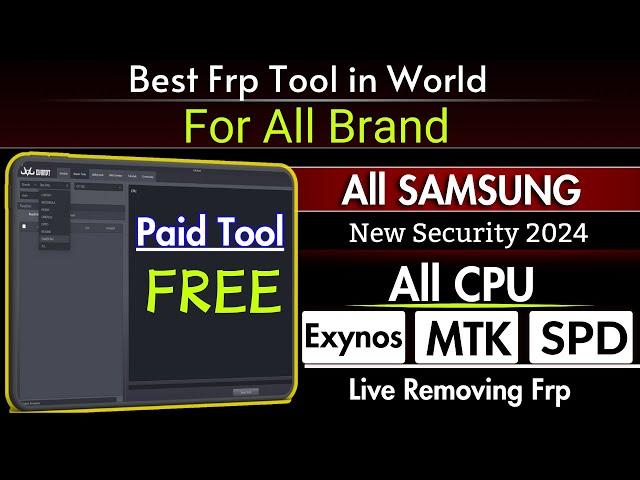 Best Frp Tool In The World For Samsung,Oppo,Vivo,Moto,Redmi|Samsung Frp tool|Samsung Frp Bypass 2024