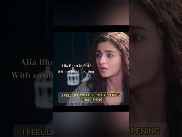 Alia Bhatt's attitude in 2016🫠|Alia's life transformation | #shahrukh khan#alia Bhatt