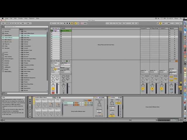 Ableton Live tutorial: using chains