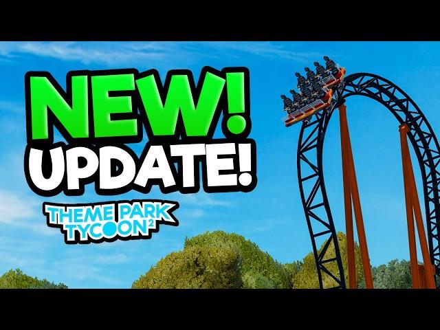 NEW Theme Park Tycoon 2 Levelling & Roller Coaster UPDATE! 