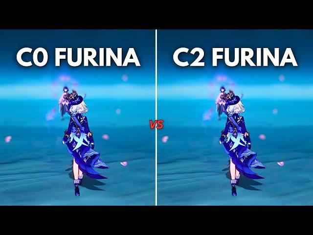 IS C2 Furina worth to pull !! C0 vs C2 Furina !? [ Genshin Impact ]