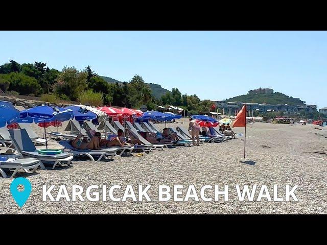  KARGICAK BEACH WALK | ALANYA Antalya Turkey |  SUMMER 2024【4K】 