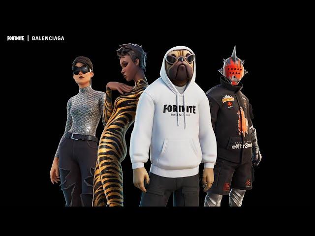 New FORTNITE x BALENCIAGA Skins! Winning in Duos w/ My Girlfriend!