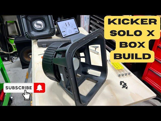 Kicker SOLO X 12 Box Build W/Cut Sheet