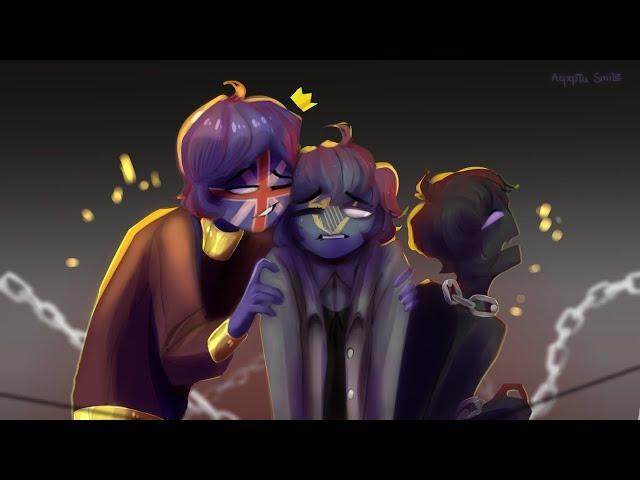 ~УЖАСНЫЕ мыслишки Великобритании|Отношения России~ Озвучка комиксов по CountryHumans by Ankstar