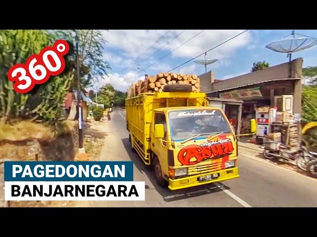 Prapatan Pasar Wage Menuju Desa Pagedongan Banjarnegara | Video 360 Derajat