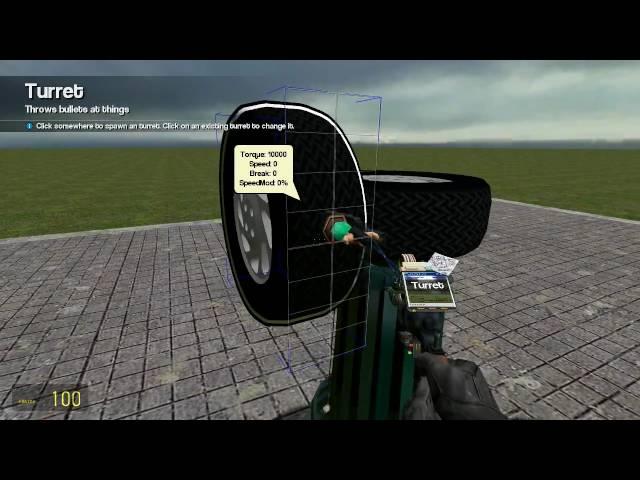 Gmod Tutorial 2, Realistic Automatic Tire Wire Turret Tutorial [HD]