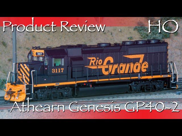 Product Review Athearn Genesis HO GP40-2 DRGW - Rio Grande Diesel!