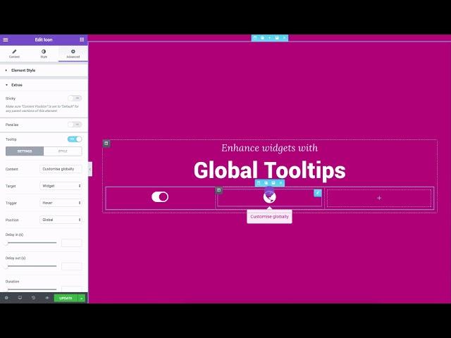 Global Tooltips Extension for Elementor — Extras for Elementor