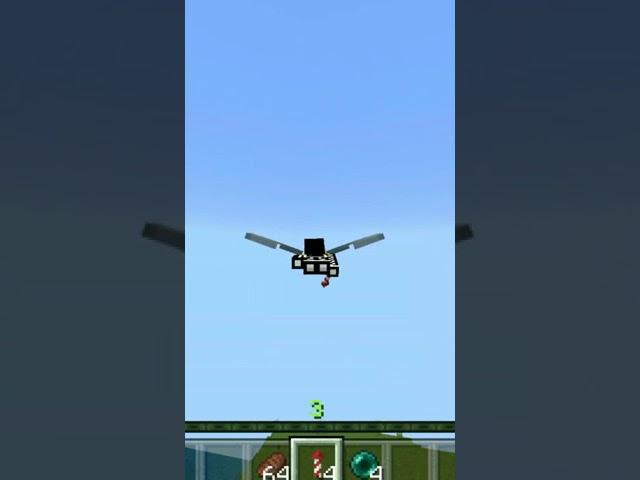 Minecraft Fly MLG trick // Minecraft game play