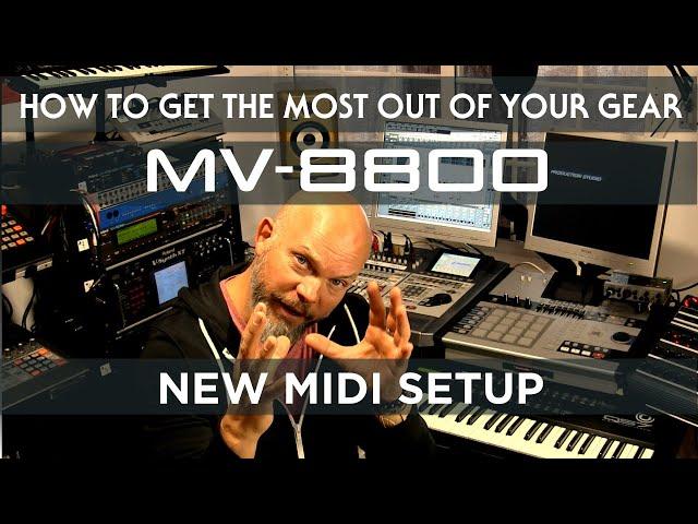 Viewer's question: How is my new MIDI setup with the Roland MV-8800?