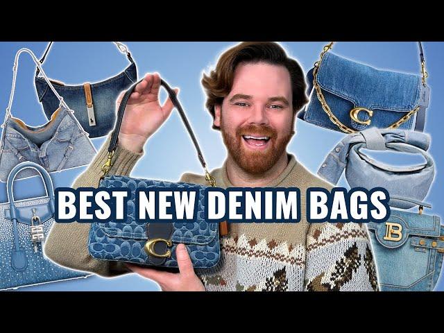 Luxury Denim Bags You NEED This Spring! Featuring: Coach, Bottega, Ralph Lauren and more!