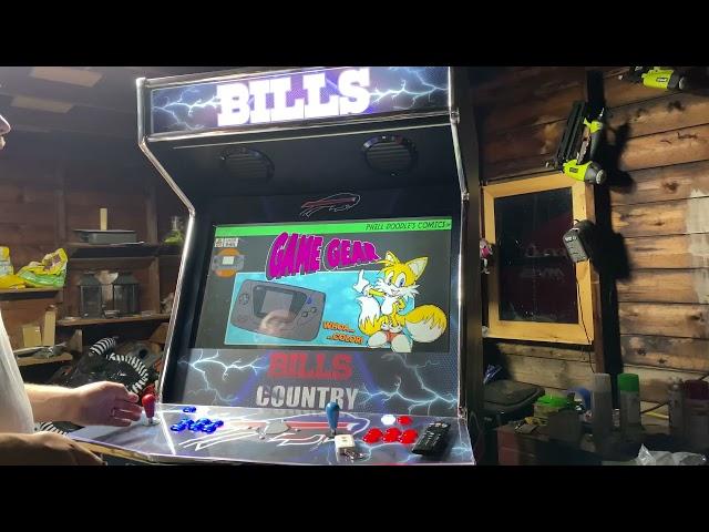 Retro Lizard Buffalo Bills Full Size 32inch Custom Arcade 8500 Games PI3!