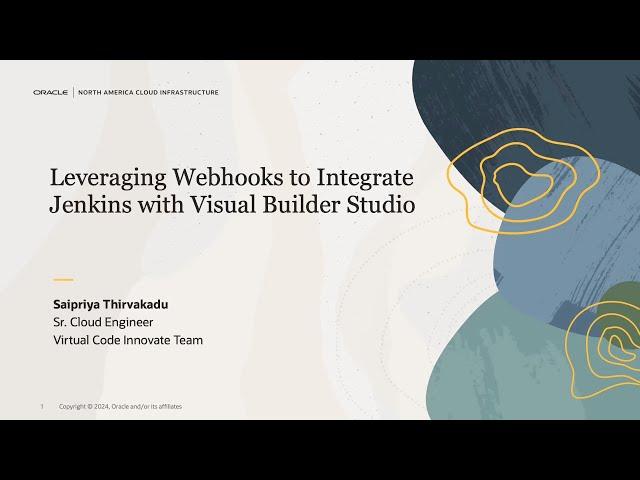 Leveraging Webhooks to Integrate Jenkins with Visual Builder Studio