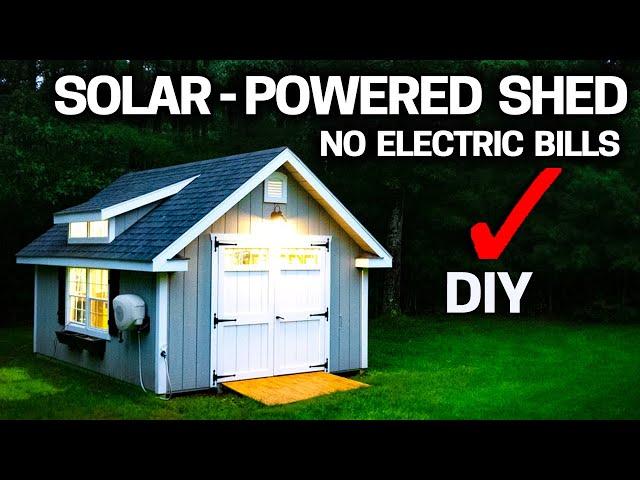 How I built my SOLAR Powered Workshop - Power Anywhere