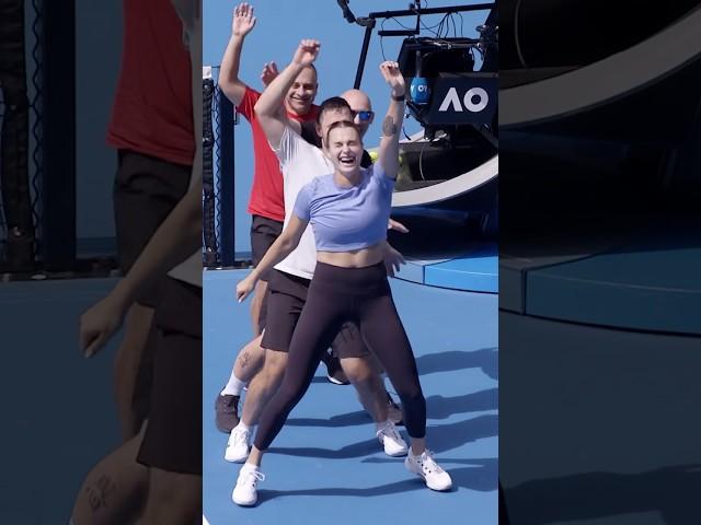 Aryna Sabalenka's DANCE moves! 