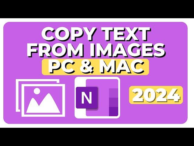 How to copy text from an image in OneNote