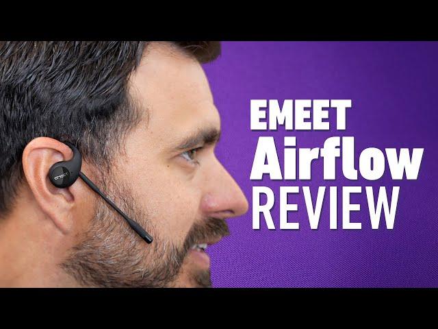 EMEET Airflow - Wireless Open Ear Headphones with Mic