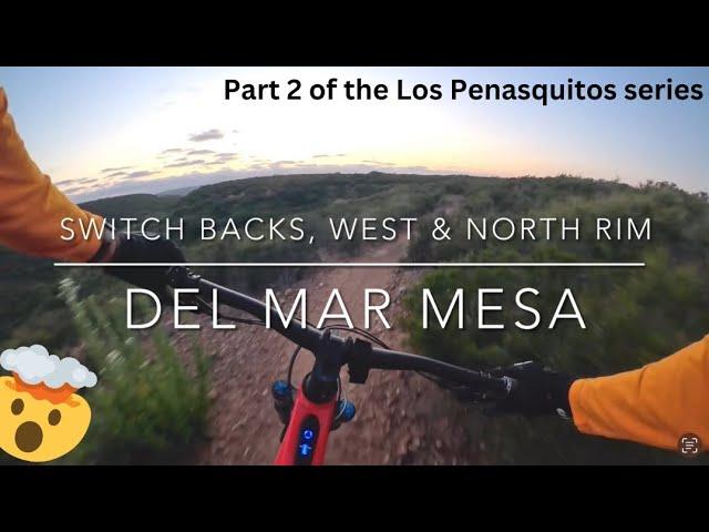 San Diego beginner and advanced mountain biking trail review Los Penasquitos North, Del Mar Mesa