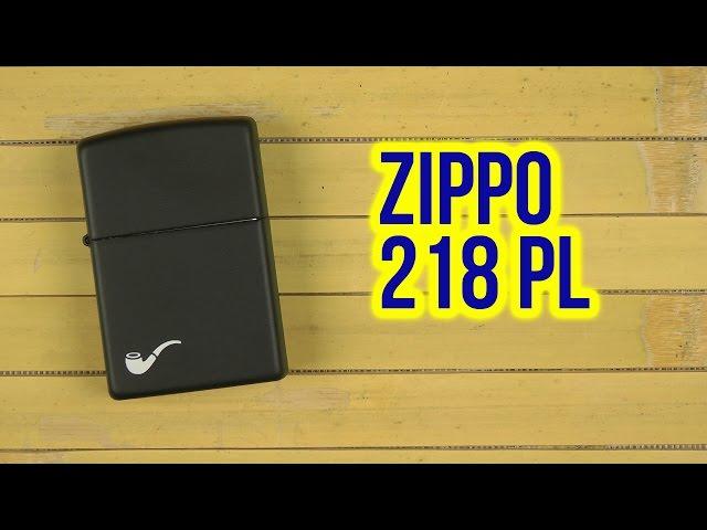 Распаковка Zippo 218 PL