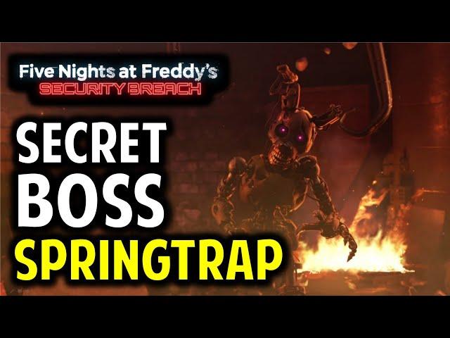 FNAF Security Breach TRUE Ending Guide | How to Unlock & Defeat the Secret Springtrap Boss