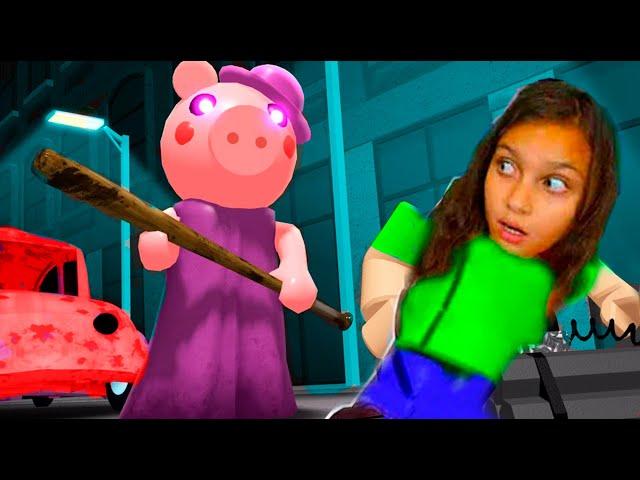 СЕКРЕТ ПИГГИ 9 глава ️ Реальная история БАЛДИ в РОБЛОКС / ROBLOX PIGGY 9 / Свинина и Валеришка