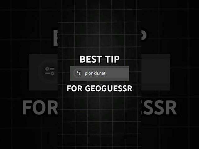 The BEST TIP For GeoGuessr