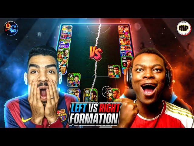 LEFT vs RIGHT SIDE FORMATION  | 9AL GAMES x MACKIE PES HD