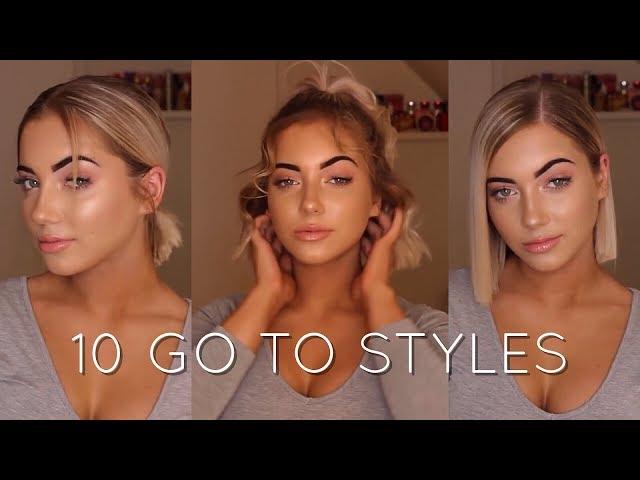 HOW I STYLE MY SHORT HAIR | Katherine Rose