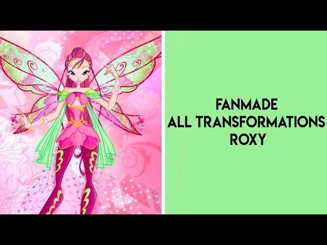 Все превращения Рокси на русском / All transformations Roxy