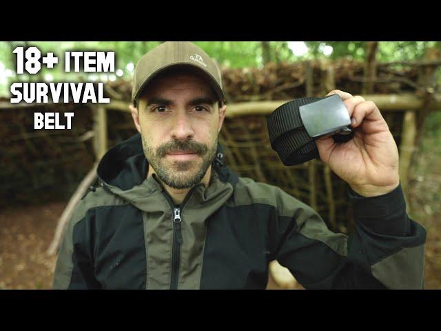 Camping with 18+ Item Survival Belt: A Solo Bushcraft Overnight - Is it any good?
