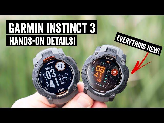 Garmin Instinct 3 Hands-On: Everything New Explained!