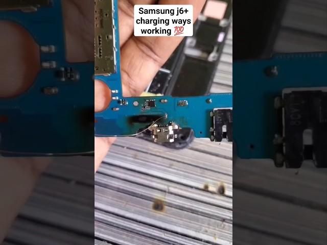 #sorts Samsung J6+charging ways working #mobilerepairing