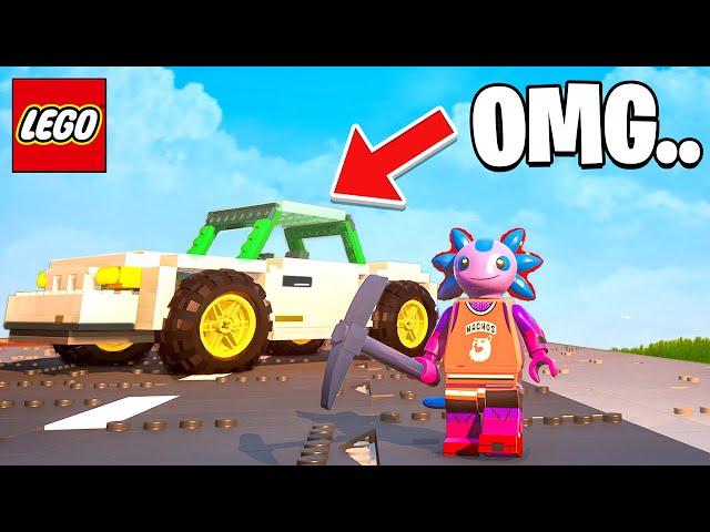 I Built a SUPERCAR in LEGO Fortnite.. (Full Tutorial)