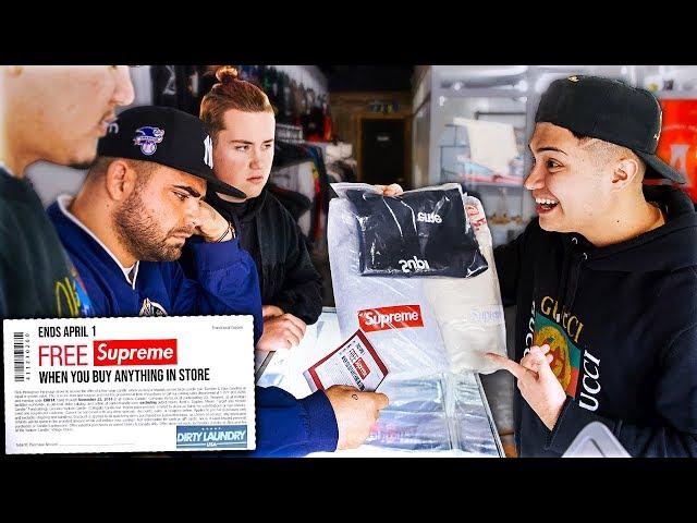 BUYING SUPREME USING FAKE COUPONS!!