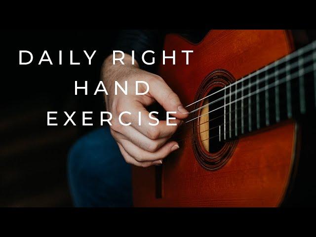 A right hand exercise that every guitar player should play everyday