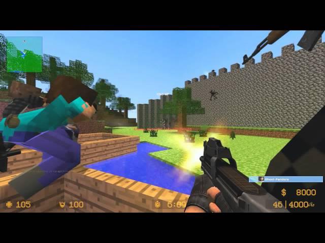 Counter Strike Source Zombie Escape Minecraft Adventure Map