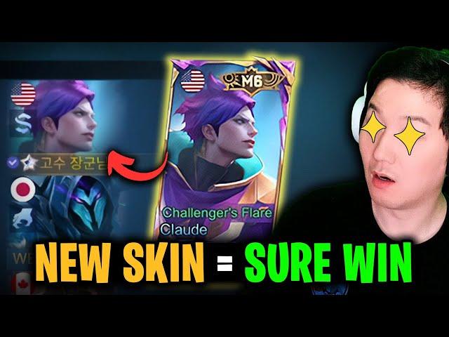 Insane Claude Game with M6 PAINTED SKIN  | Mobile Legends