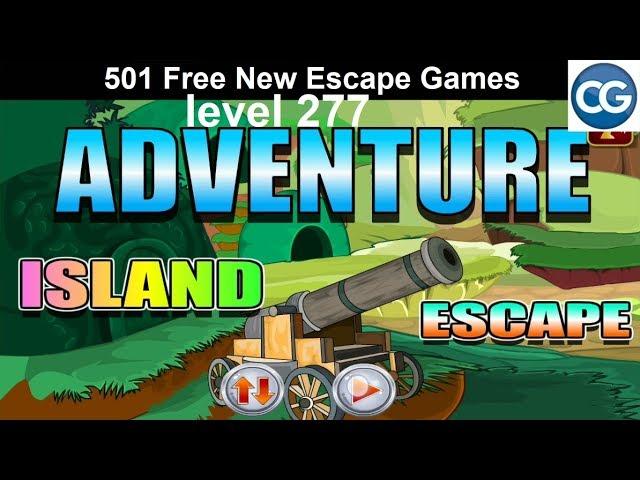 [Walkthrough] 501 Free New Escape Games level 277 - Adventure island escape - Complete Game