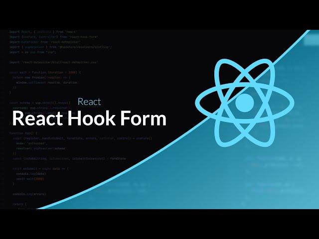 Tutoriel React : Présentation de React hook form