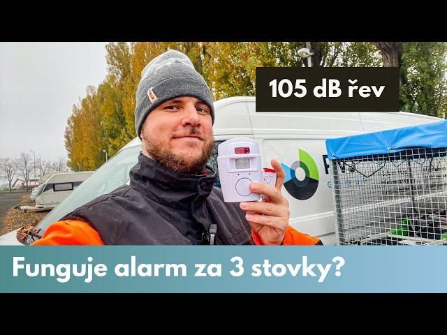 Alarm do garáže, dílny, dodávky, domu. Na baterky a s dálkovým ovladačem